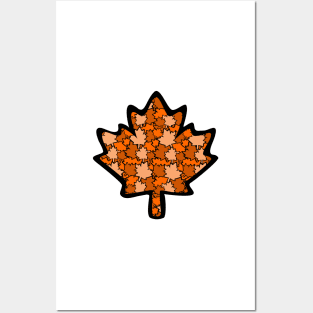 Canadian Maple Leaf - Autumn Crush Posters and Art